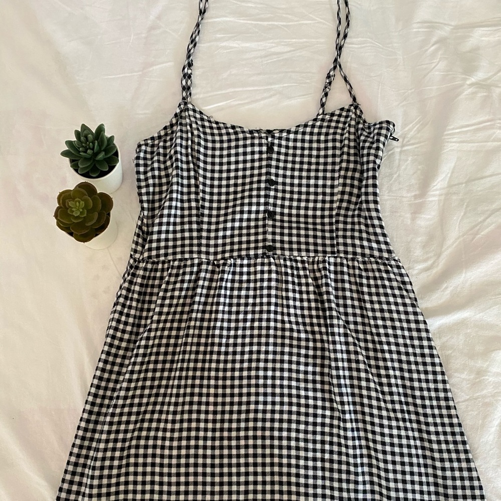 Plaid Baby Doll Dress ~